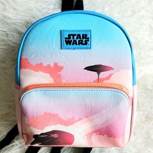 Disney STARWAR blue pink Mini Backpack